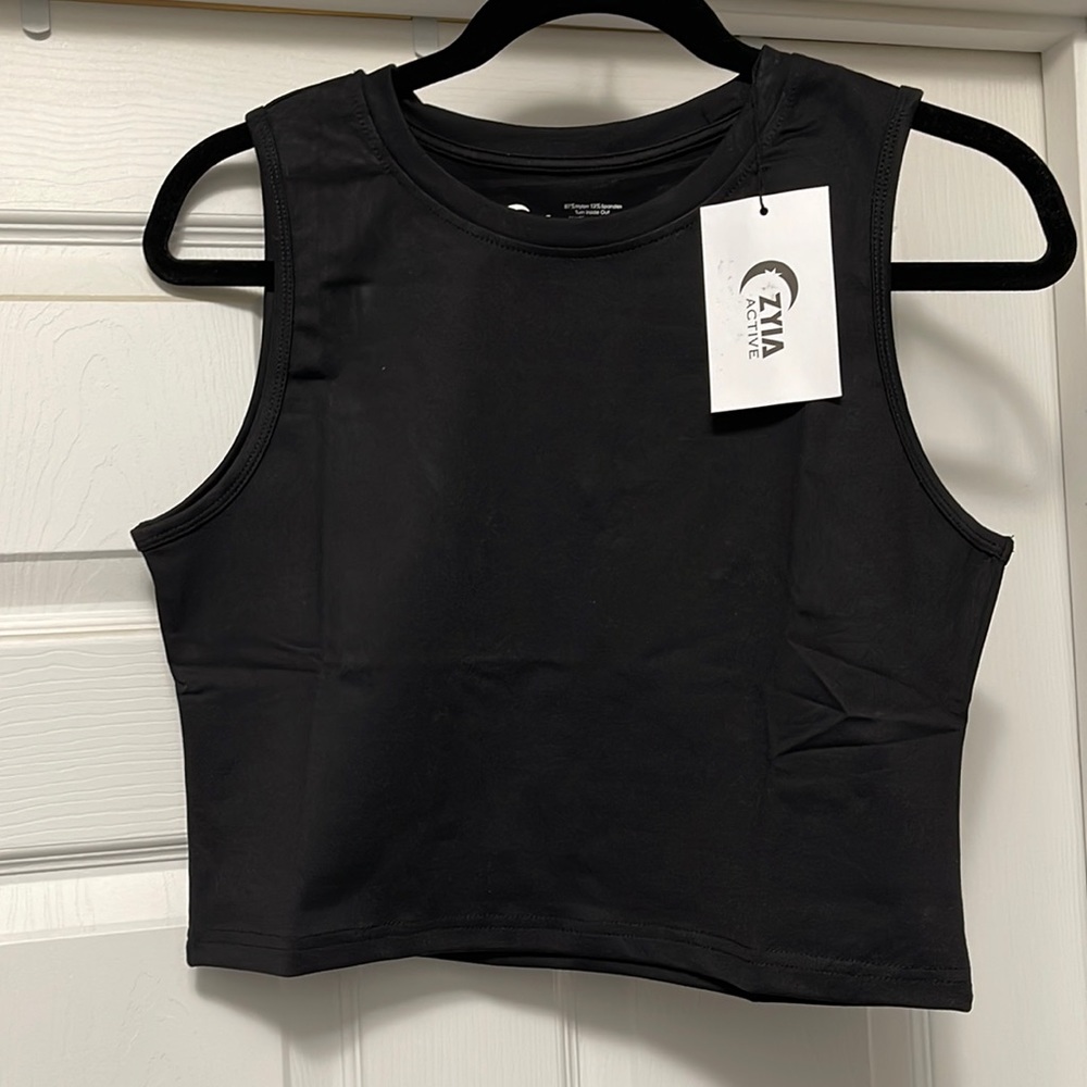 ZYIA Black High-Neck Stronger Tank XXL NWT